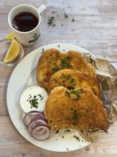 Bundás kenyér fokhagymás tejföllel (3 szelet)